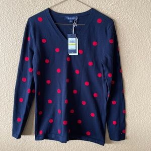 TOMMY HILFIGER Polka Dot Sweater Large*